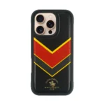 كافر Santa Barbara Polo & Racquet Club سلسلة بارتون لهاتف iPhone 16 - أحمر/أسود