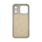 iPhone 17 case for the Santa Barbara Polo & Racquet Club series, with an elegant embroidered horse design – Beige - Image 5