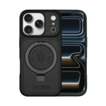 ⁦كفر سانتا باربرا بولو آند راكيت كلوب بريموب مبنية مع مسند قابل للطي لهواتف iPhone 17 - أسود⁩ - الصورة ⁦7⁩