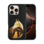⁦كفر سلسلة Isidor من نادي سانتا باربرا للبولو والراكيت لهواتف iPhone 16 - أسود⁩ - الصورة ⁦3⁩