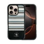 ⁦Isaac Chain Case for Santa Barbara Polo & Racquet Club for iPhone 16 – Black⁩ - الصورة ⁦3⁩