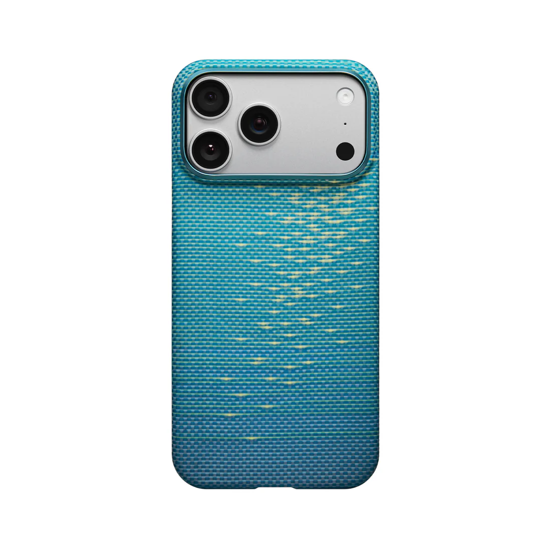1_bcb12b8d-79a3-4a52-94c2-e11ea46b3a65 كفر Pitaka Aramid فائق النحافة مع PitaTap لهواتف iPhone 17 Series - أزرق لامع - الصورة 1
